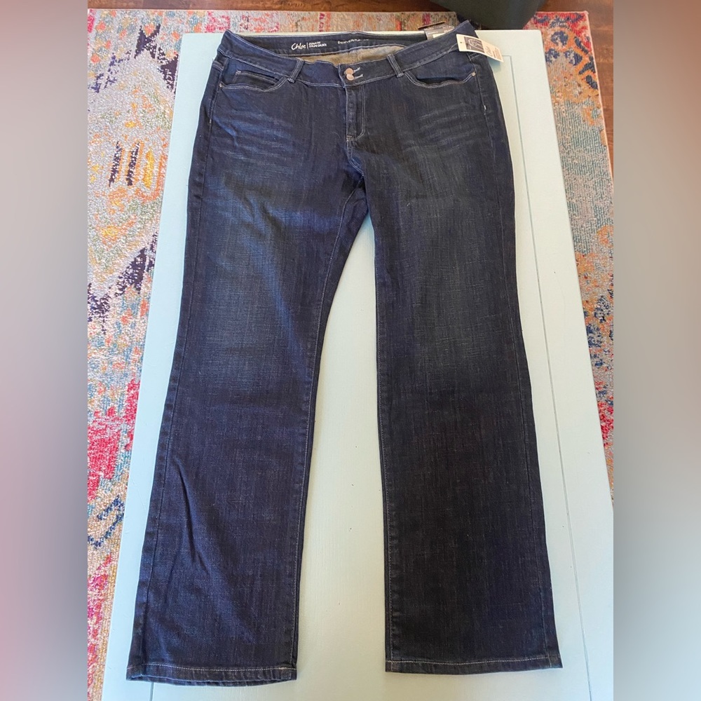 NWT plus size curvy straight jeans
